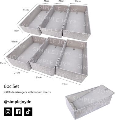 For IKEA dresser; THE ORIGINAL; perfect fit; Sturdy base; Drawer organization system for changing supplies, baby clothes, socks, underwear; 5-piece set (HEMNES DOUBLE FileFolding)