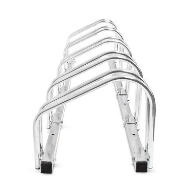 Relaxdays Bicycle Stand for 5 Bicycles, Steel, 130cm