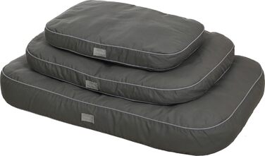 Подушка для собак Kerbl Jerome, 60x40x6 см, темно-зелений/сірий, знімний чохол, антиковзаюча поверхня