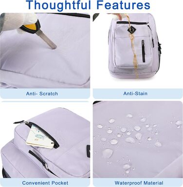 Чоловічий та жіночий рюкзак для ноутбука 15.6