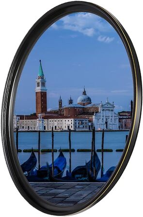 Фільтр поляризаційний круговий Haida 52mm CPL з золотим кільцем - об'єктив для фотографії