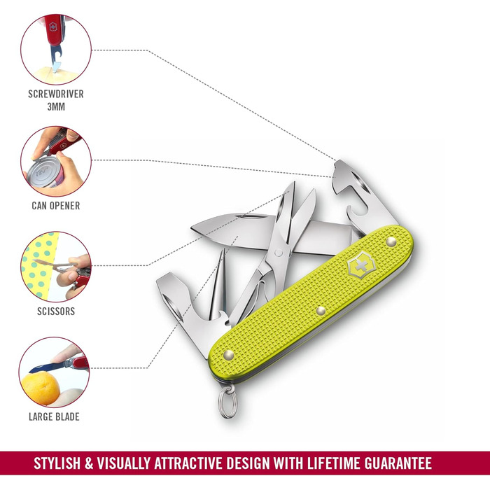 Швейцарський ніж Victorinox Pioneer X Alox (31.L23) - мультитул з алюмінієвим покриттям