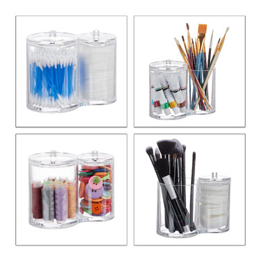 Relaxdays Double Acrylic Organizer