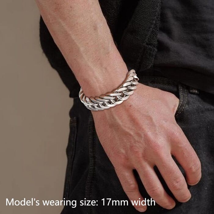 Чоловічий браслет з нержавіючої сталі 