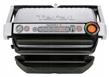 Електричний контактний гриль Tefal OptiGrill GC705D16, сріблястий/сірий, 2000 Вт