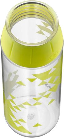 alfi Drinking Bottle Tritan BPA Free, Water Bottle 700ml, tritanBottle Coral, leak-proof, sealed for carbonated drinks, dishwasher safe, 5495.110.070 Bottle for Togo, school, sports, hiking, leisure (Triangle Green)