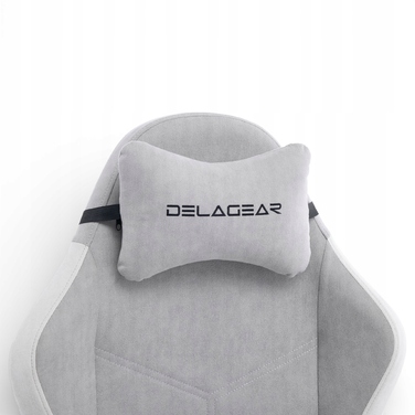 Ігрове крісло Delagear G 325, сіра тканина