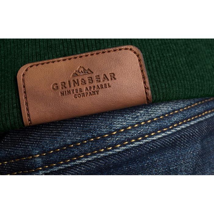 Світшот Grin&Bear GEC601 для чоловіків, колір зелений (M)