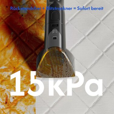 Пилосос миючий паровий Fluffyfresh для диванів, килимів, вікон та авто, 15 кПа, з гарячою водою та аксесуарами, 1.6л