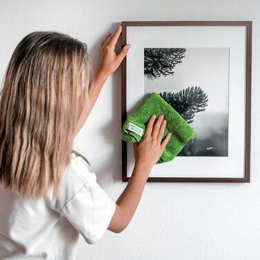 Nano Towels Cleaning Cloths, eco-friendly, chemical-free, as seen on TV. The breakthrough in cleaning fiber technology, these cloths clean with just water and replace expensive paper towels, sponges, cleaning cloths, wet wipes, microfiber cloths, and toxic chemical cleaners, saving money, eco-friendly, and safe for toddlers and babies. Can be used as bath towels, kitchen towels, and dish towels. 35.6 x 35.6 cm, 4 pieces