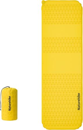 Naturehike Yugu: Саморозкладаний килимок для кемпінгу та трекінгу, 3.5 см, компактний, легкий, жовтий (Xl)