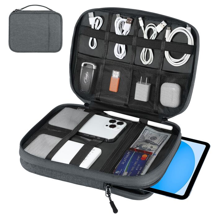 Органайзер для електроніки Dadanism Universal Tech Pouch Сірий - для планшетів 9-11