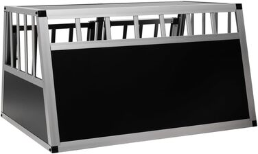 Транспортна переноска для собак VidaXL з подвійними дверцятами, 94x88x69 см, переноска для подорожей, клітка для собак