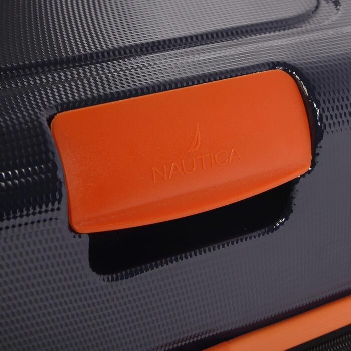 Чемодан NAUTICA Birke Hardside Spinner, великий, 29 дюймів, Marineblau/Orange