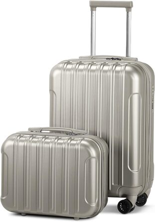 Набір валіз LALAHO 3 шт. з жорстким корпусом, великий дорожній набір, валізи з колесами, матеріал ABS+PC, ручна поклажа, набір валіз з жорстким корпусом, м'ятно-зелений колір