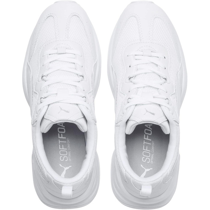 Жіночі кросівки PUMA Cilia: стильні кеди для міста, білий, сірий, фіолетовий, срібло, розмір 42.5 EU