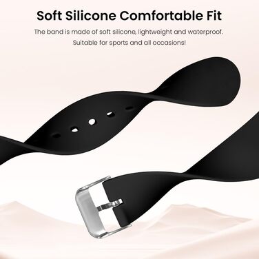 Жіночий годинник: аналоговий кварцовий годинник на силіконовому ремінці. Спортивний годинник для студентів та дорослих, чорного кольору.