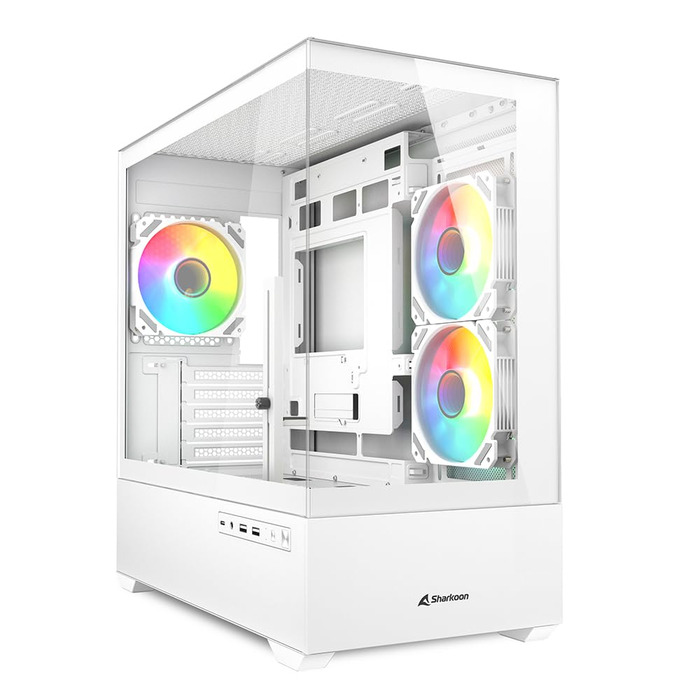 Sharkoon MK6 RGB корпус для ПК, Micro-ATX, білий