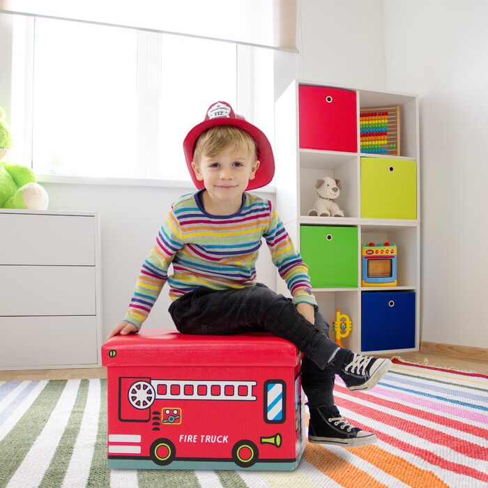 Relaxdays Foldable Toy Box with Storage Space