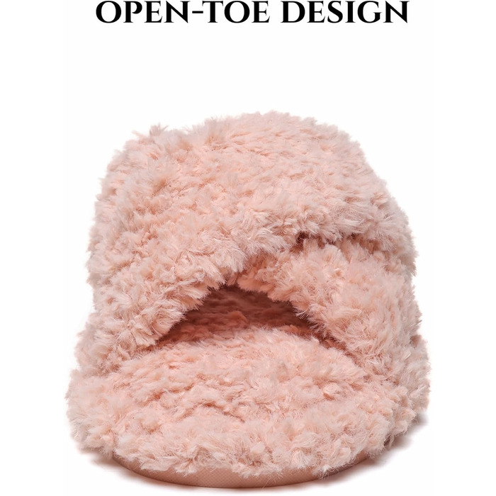 Жіночі плюшеві халапи (тапочки) SmarTigi, зимові, теплі, м'які, з антиковзким покриттям, рожеві (42/43 EU)