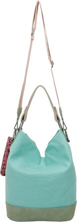 Сумка жіноча Fritzi Izzy Olga Canvas Hobo (бавовняний мікс) через плече, міська/пляжна, веганська, знімний футляр для окулярів, 37x27x17 см, кольори: чорний, рожевий, помаранчевий, зелений, синій, рожевий, фіолетовий, м'ятний, бежевий (Pooly)