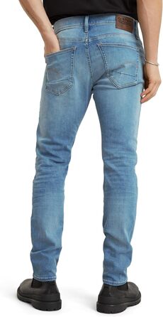 Джинси чоловічі G-Star 3301 Slim - вузькі, класичний синій колір
