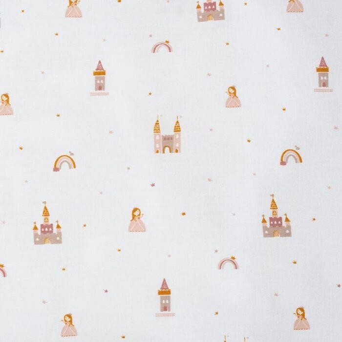 Комплект постільної білизни Träumeland для ліжечка, 80x80 см + 35x40 см, бавовна, у подарунковій упаковці (Märchengold)