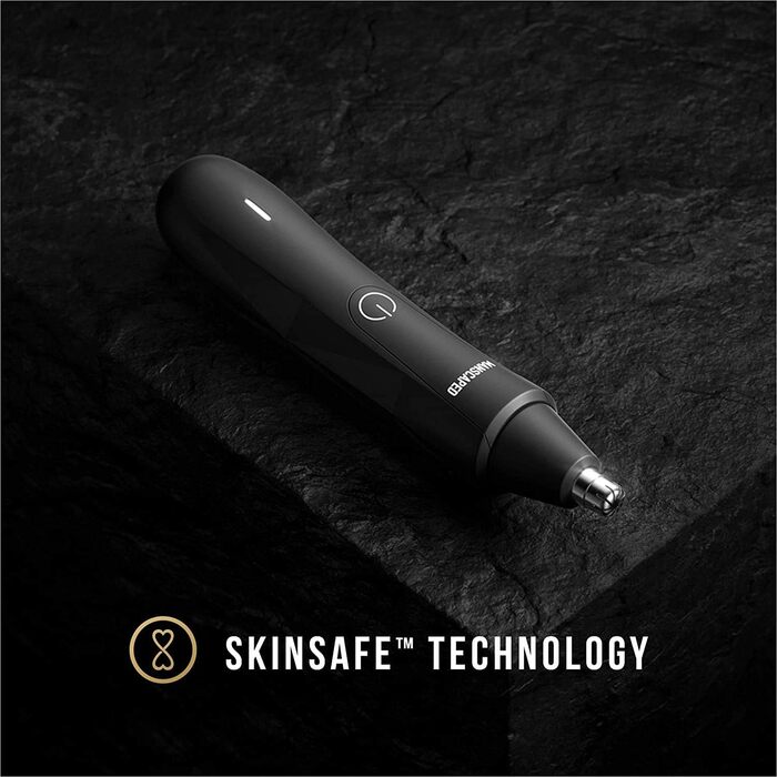 MANSCAPED® The Weed Whacker® Ear and Nose Hair Trimmer – 9,000 RPM Motor, Precision Device with Built-in Battery, Wet/Dry, Easy to Clean, Hypoallergenic Stainless Steel Replaceable Blade