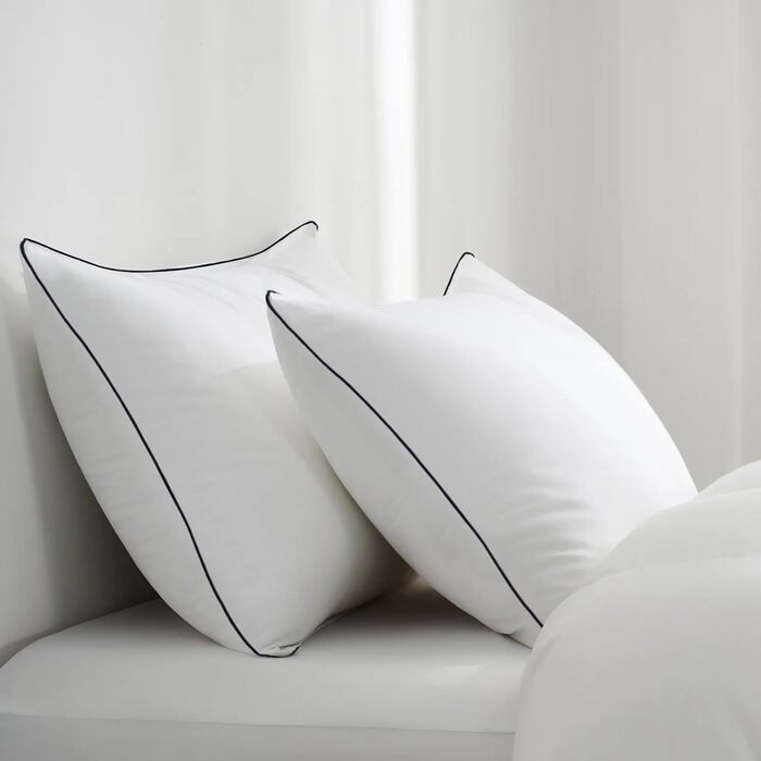 Подушки для сну Vorouhals Hotel Collection, 2 шт., стандартний розмір, охолоджуючі, супер м'яка альтернатива пуху, мікрофібра, для спини, живота та боку
