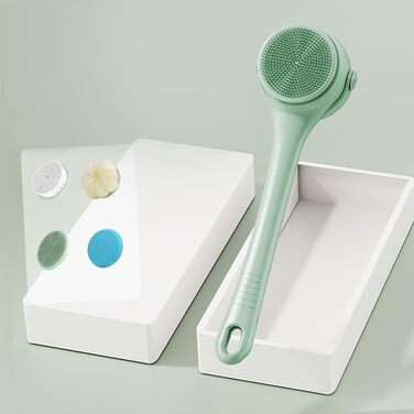 Electric Bath Brush, Multi-Brush Head, Cleaning Tool, Multifunctional, Handheld, Household, Rechargeable Bath Brush, Toiletries