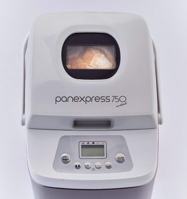 Хлібопечка Ariete 132 Panexpress 750 Metal: 19 програм, нержавіюча сталь, для хліба, піци та десертів