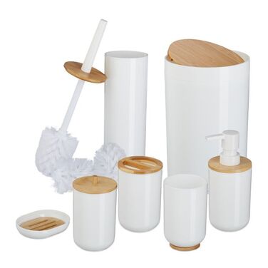Relaxdays 7-Piece Bathroom Set