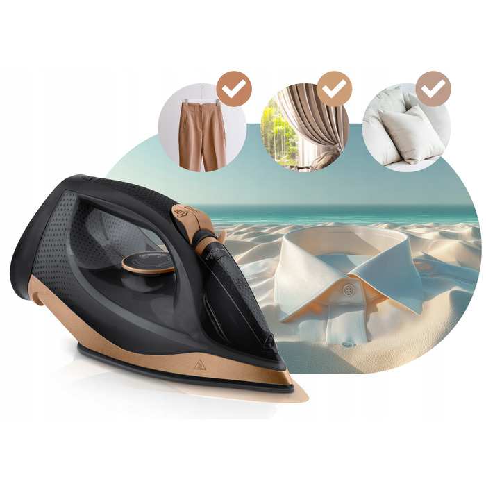 Бездротова парова праска Berdsen BD-333, 2600 Вт, керамічне покриття