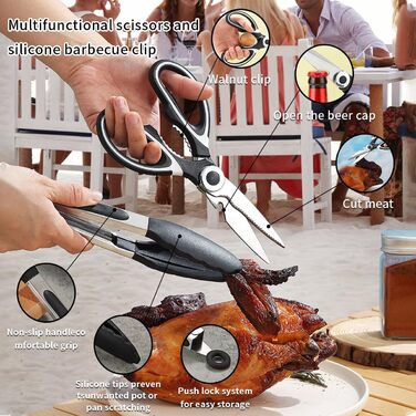 Berglander Camping Essentials, Camping Cookware Utensil Set, Camping Accessories Gear Must-Haves, come with camping cutlery sets, plates, and cups, ideal for outdoor stoves, picnics, and grilling.