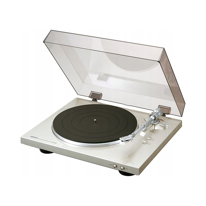 Вініловий програвач Denon DP-300F, сріблястий
