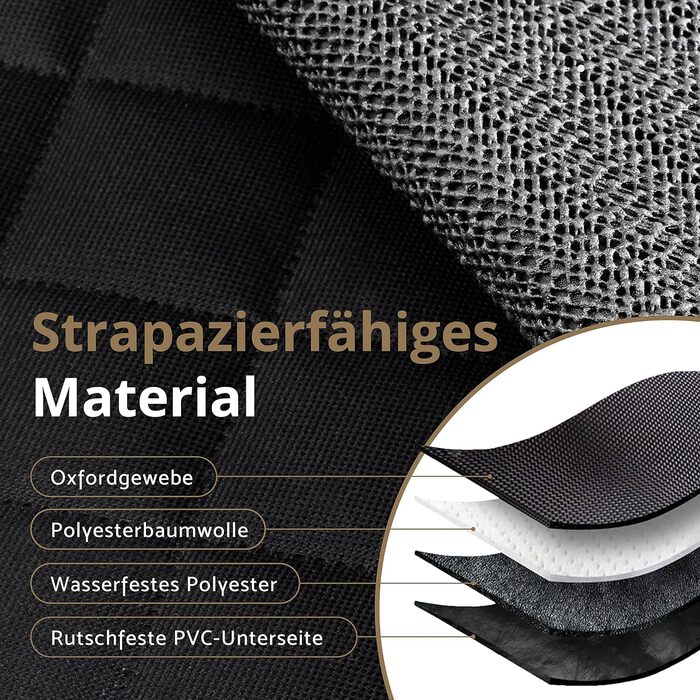Захисний чохол на сидіння автомобіля для собак AMZPET (122 см) – водовідштовхувальний, неслизький, стійкий до подряпин, міцний, 56 x 45 x 122 см, для маленьких авто (купе, хетчбек)