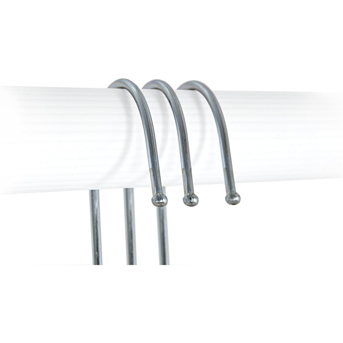 Skippy's 100 Wire Hangers Silver Wire Clothes Hangers - with Notches - for Home Use, Dry Cleaning, Retail Notched