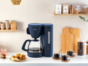 Крапельна кавоварка Tefal, скляний глек, 1000 Вт