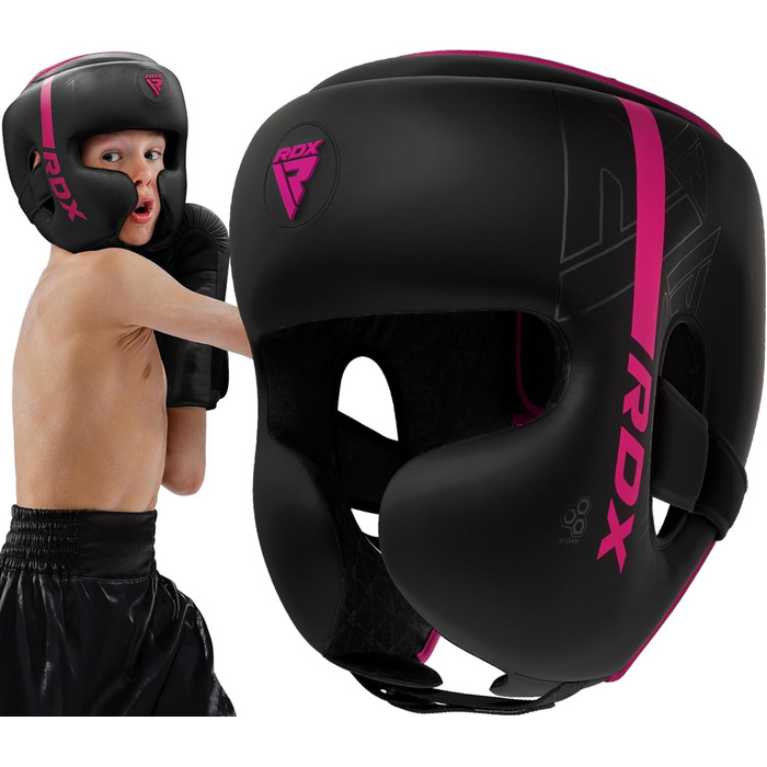 Кепка-накладка RDX для боксу та кікбоксингу, захист голови для MMA, тайського боксу, карате, таеквондо, Krav Maga, з натуральної шкіри Maya Hide, рожева (STANDARD)