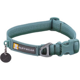 Нашийник для собак Ruffwear Front Range, зелений River Rock, регульований, з кільцем для повідка, 11'-14'
