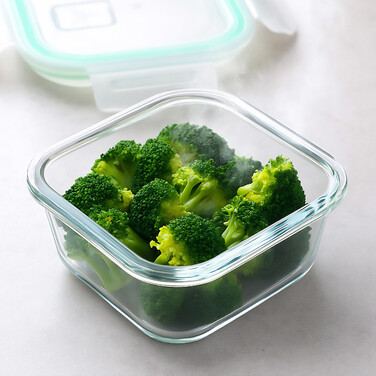 Relaxdays Glass Containers with Lids Set