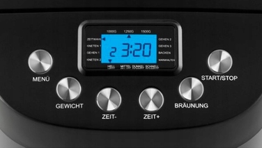 Хлібопічка Unold 68520 Big, чорна, 220 Вт