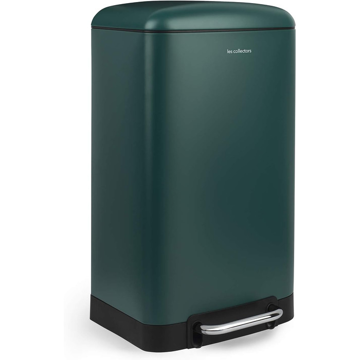 Відро для сміття Les Collectors №712, 30 л, зелене, знімний внутрішній відро, міцне, тихий закриття