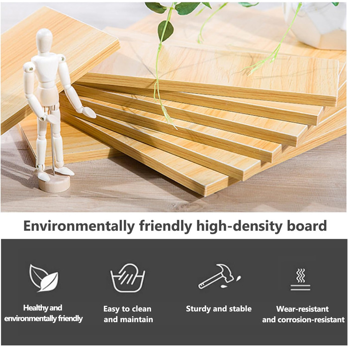 Підставка для колонок 2 шт., сталевий каркас, до 40 кг, поглинання вібрацій, MDF, покращує звук (чорний, 60 см)