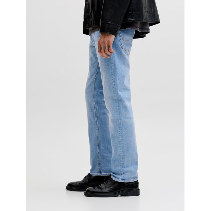 Джинси чоловічі JACK & JONES Slim Fit JJIGLENN Original SQ 330 NOOS сині, розмір 32W/32L