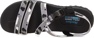 Сандалі жіночі Skechers Reggae Tasse - Oh,snap! чорно-білі (38 EU)
