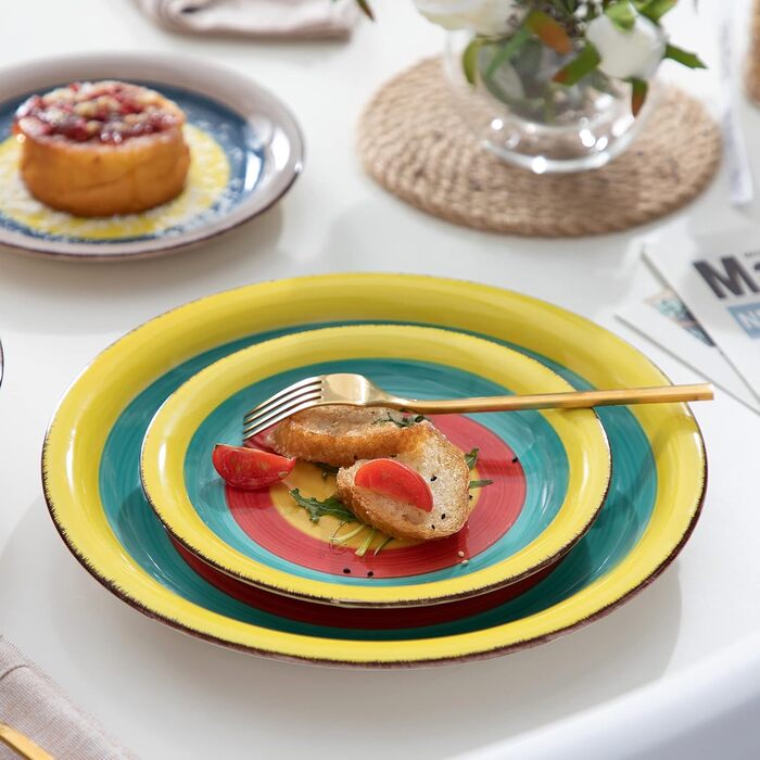 Сервіз столовий керамічний ARCO 36-ти частинний, вінтажний, на 12 осіб, стиль 