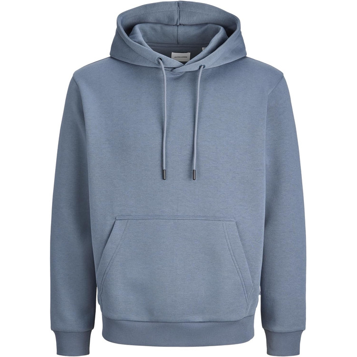 Світшот чоловічий JACK & JONES однотонний, XXL, Blue Mirage