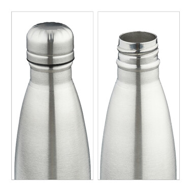 Relaxdays Stainless Steel Drinking Bottle 500 ml