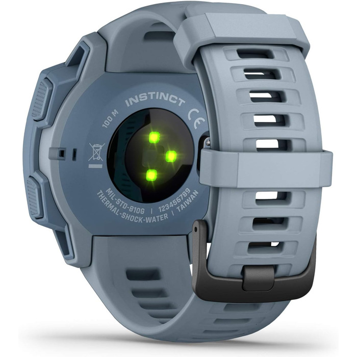 Garmin Instinct - водонепроникні GPS-годинники зі спортивними та фітнес-функціями, до 14 днів роботи від акумулятора. Вимірювання частоти серцевих скорочень на зап'ясті, фітнес-трекер [Відновлені]